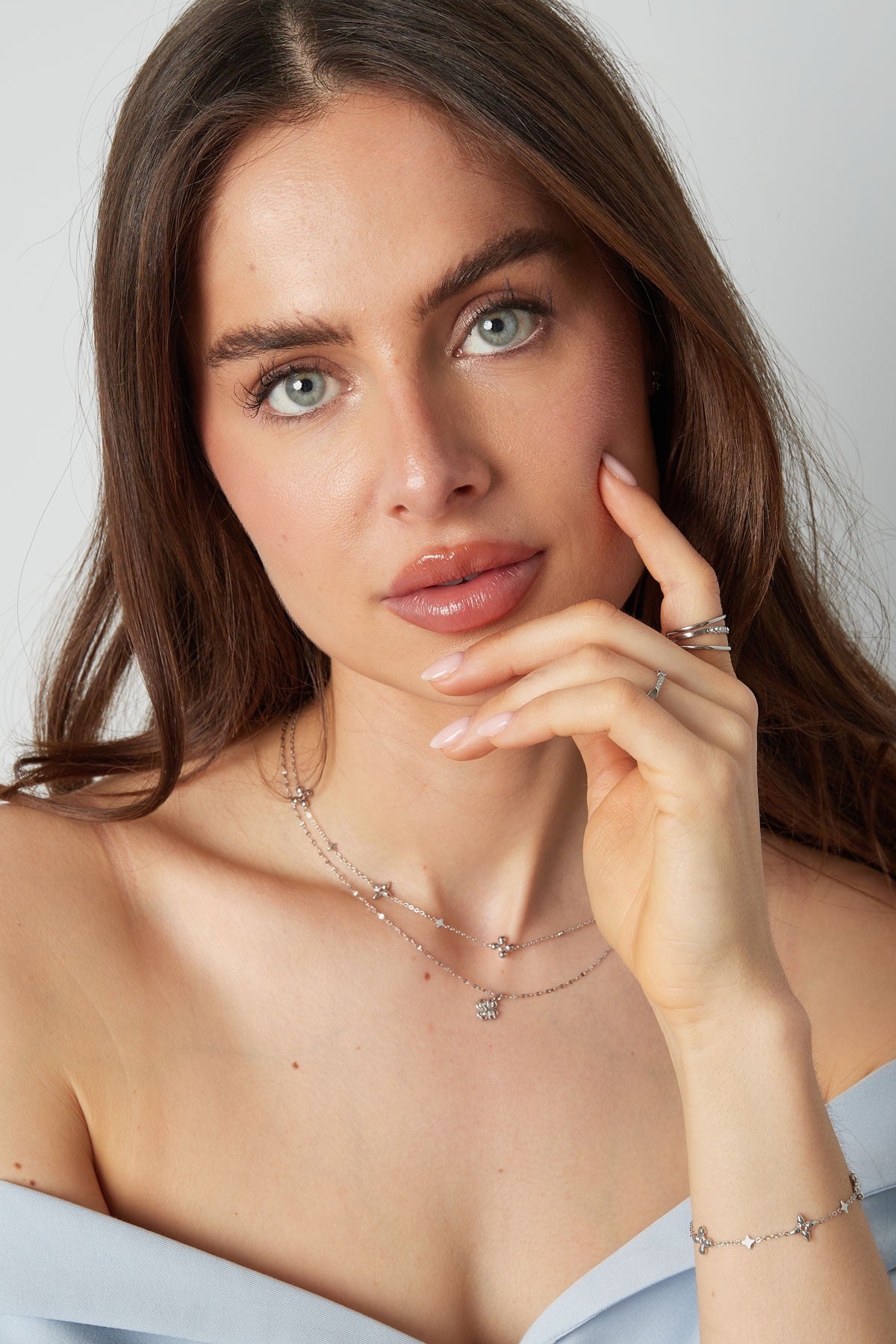 Celeste - Symbol of Growth Silver Bracelet