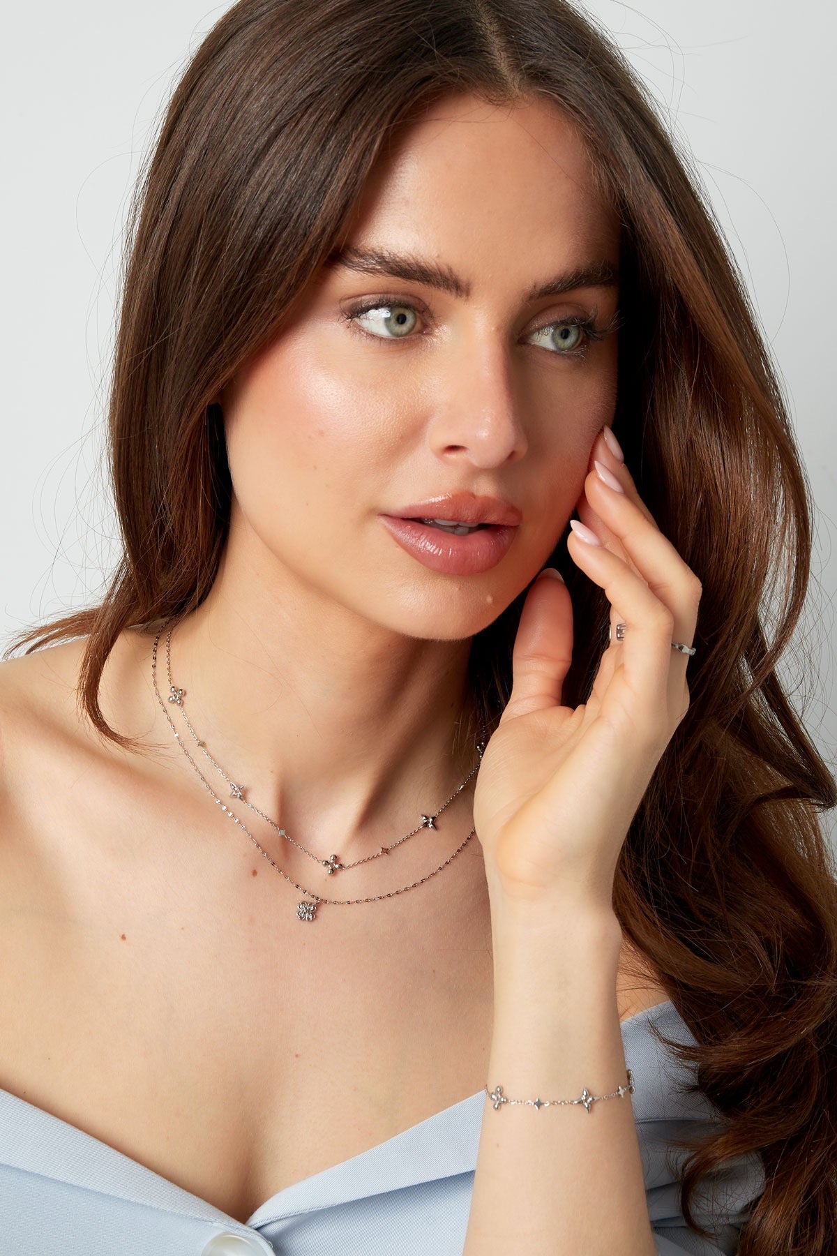 Celeste - Symbol of Growth Silver Bracelet