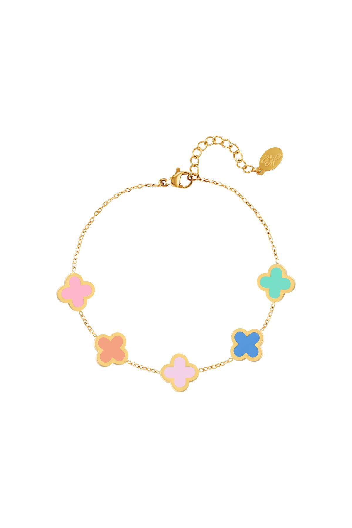 Clover Enamel Bracelet