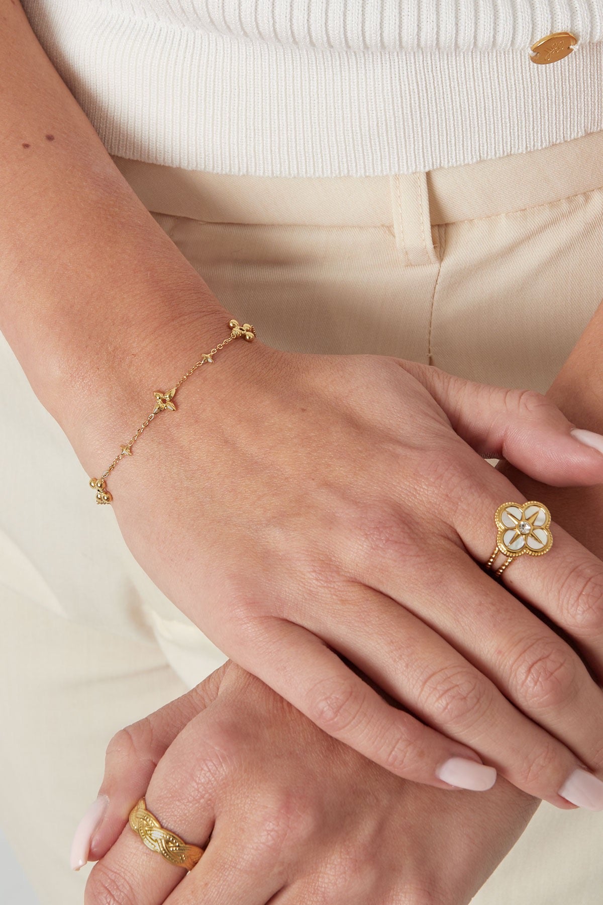 Celeste - Symbol of Growth Gold Bracelet