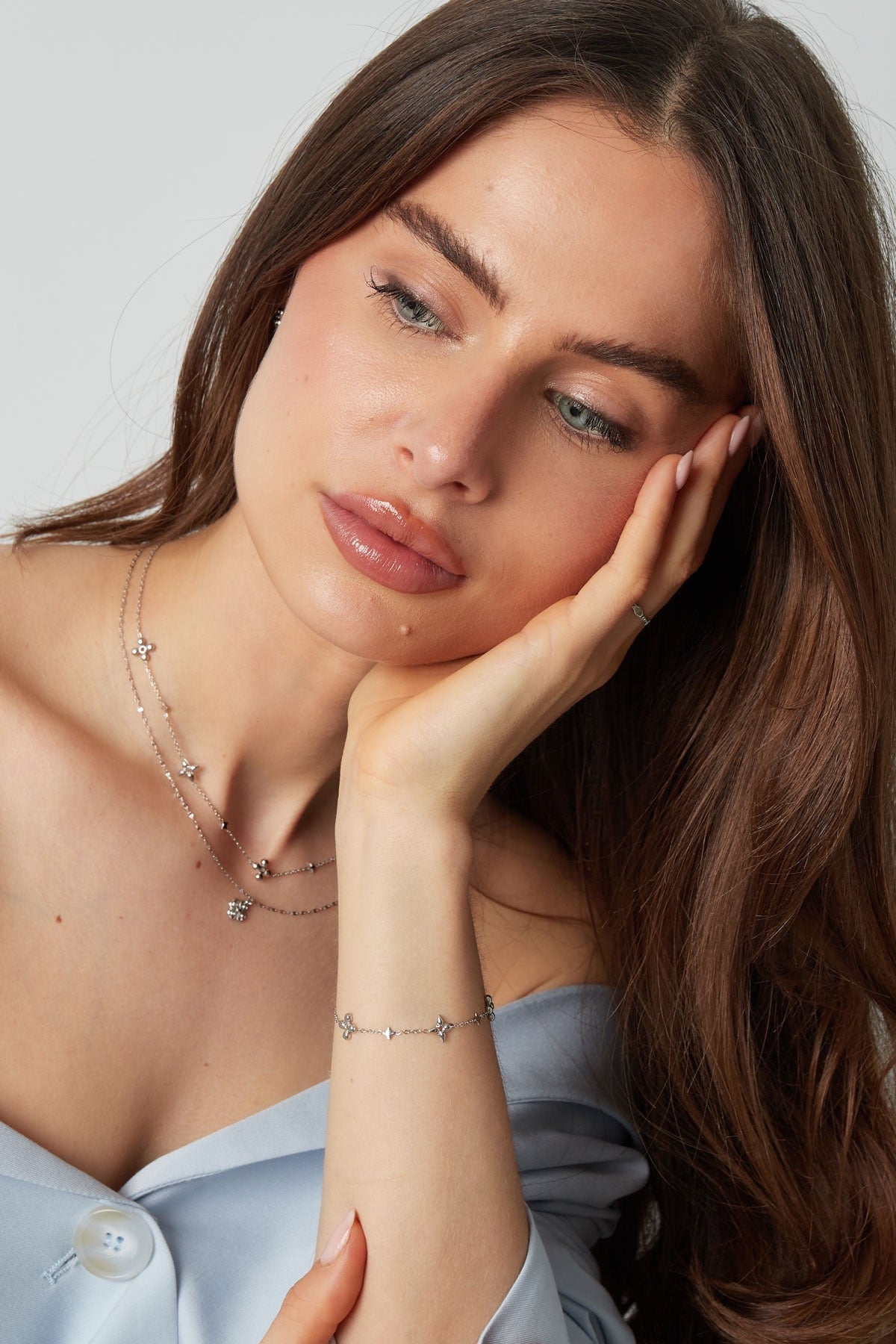 Celeste - Symbol of Growth Silver Bracelet