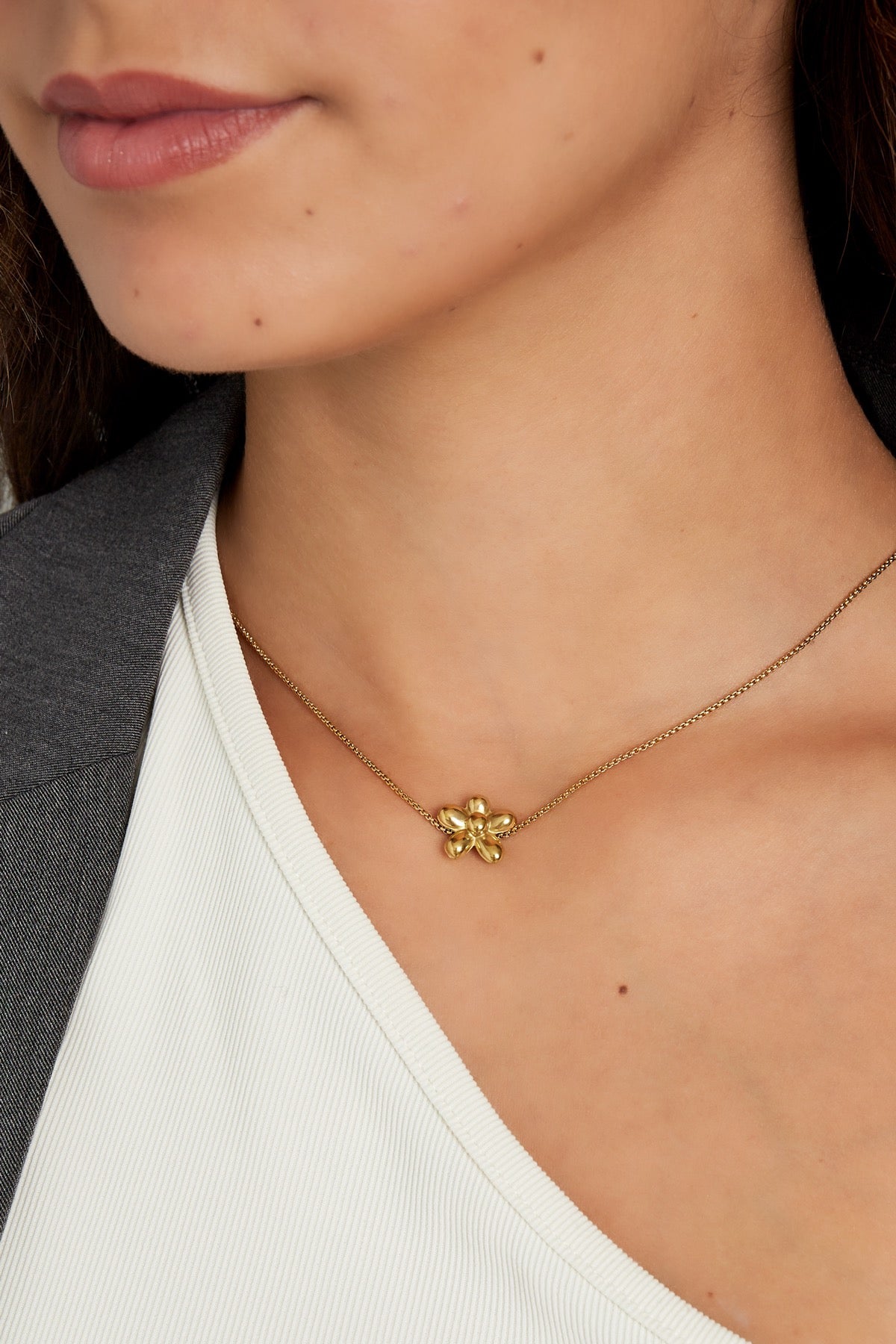 Gold Flower Necklace