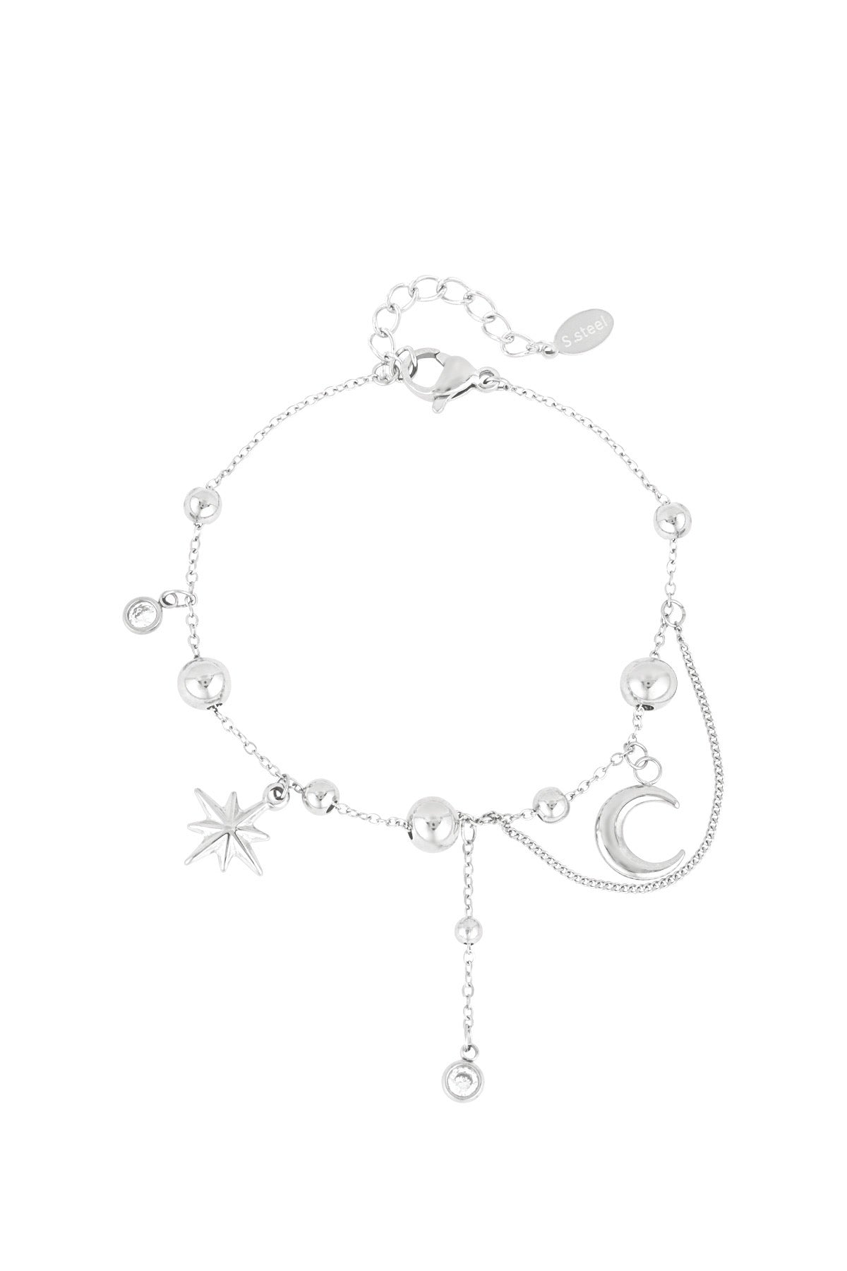 Celestial Charm Silver Bracelet