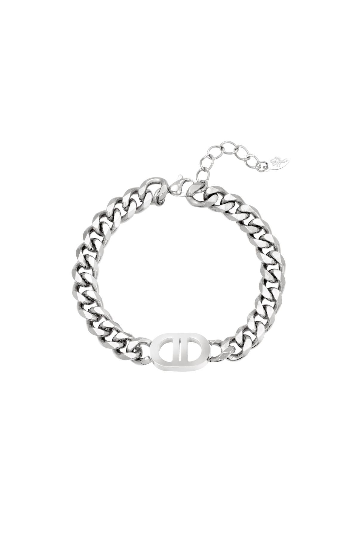 Chunky Silver Link Chain Bracelet