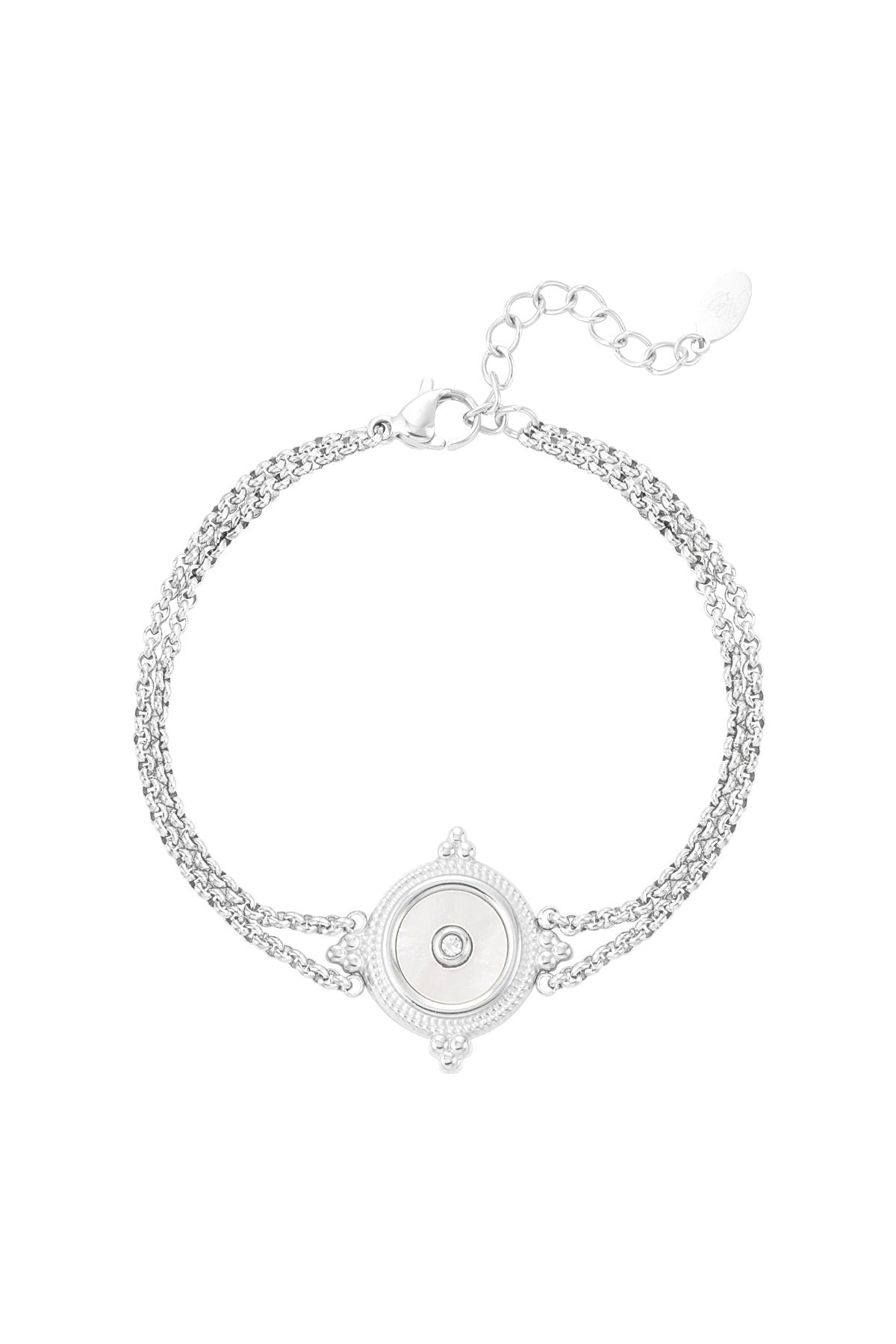 Pearl Boho Silver Bracelet