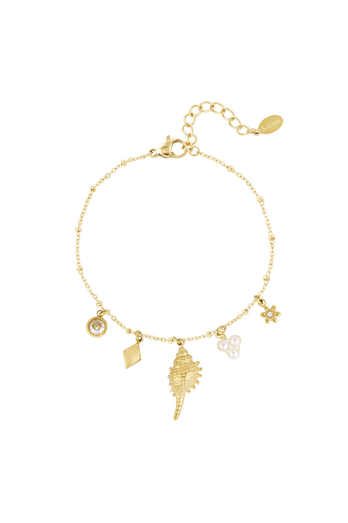 Coastal Charm - Murex Shell Gold Bracelet