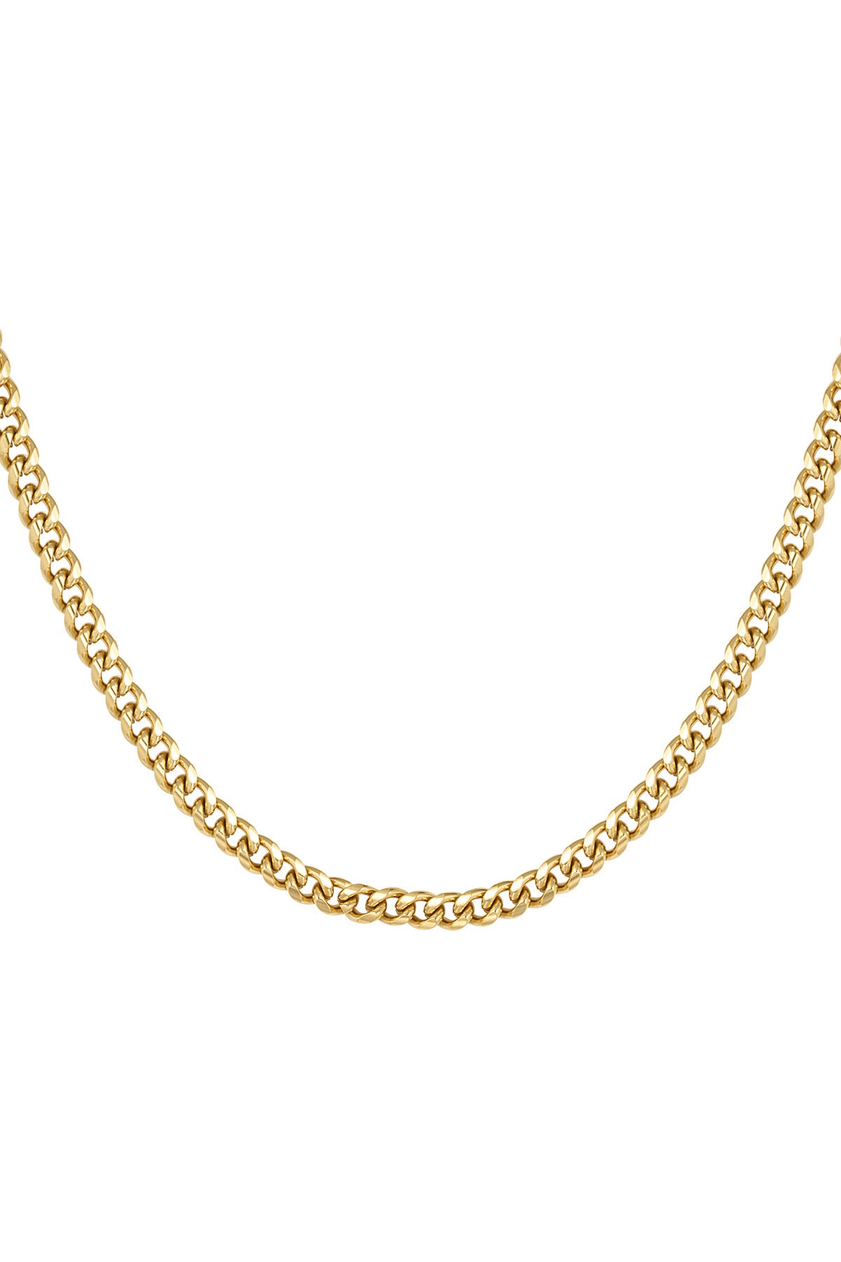 Link Chain Gold Necklace