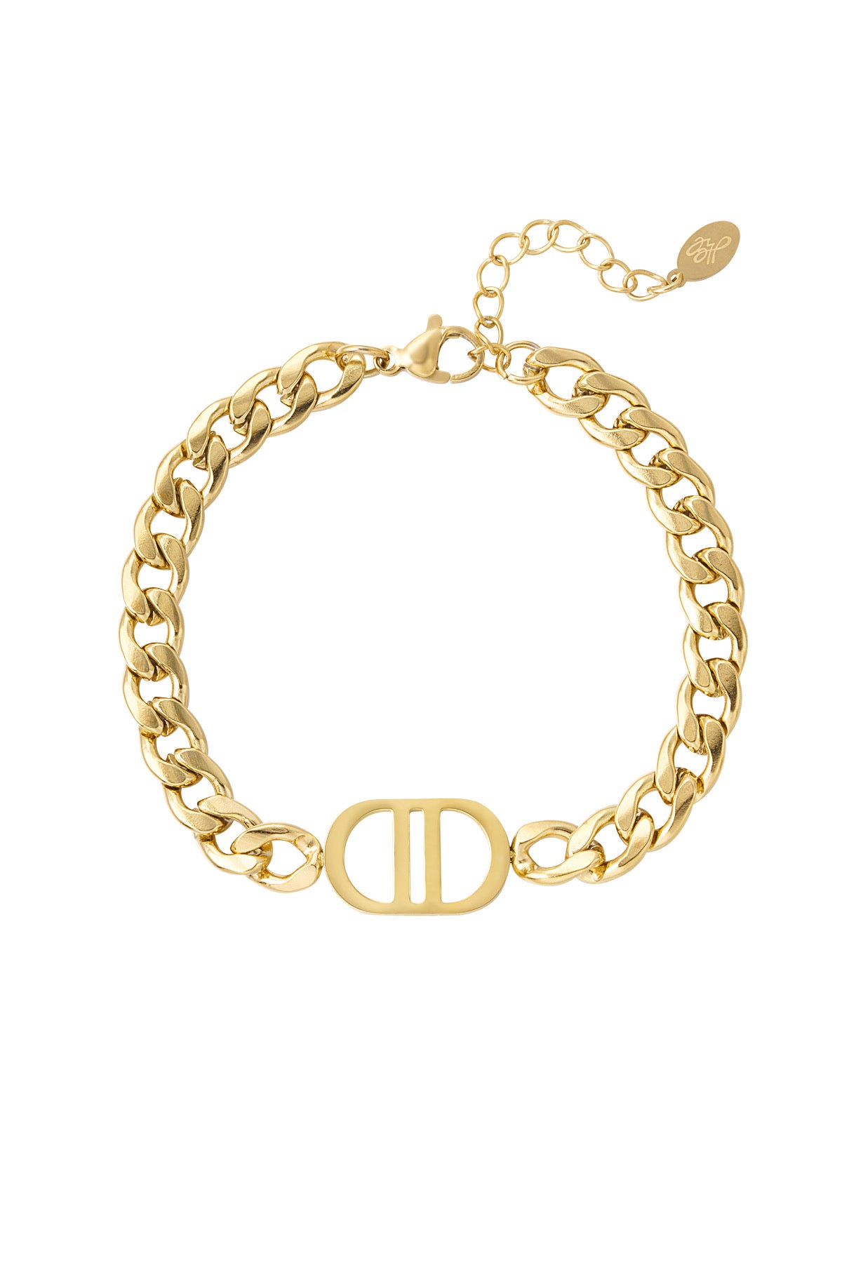 Gold Link Chain Bracelet