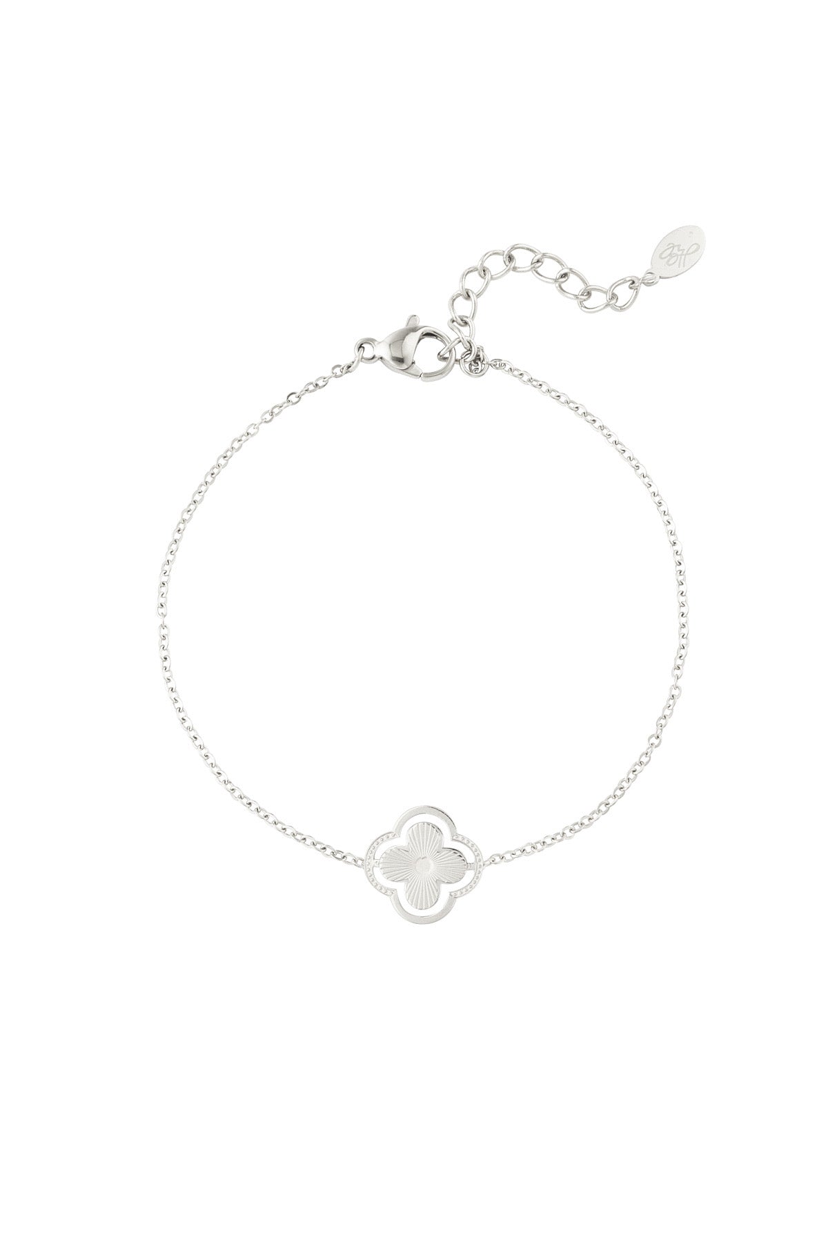 Silver Clover Bracelet