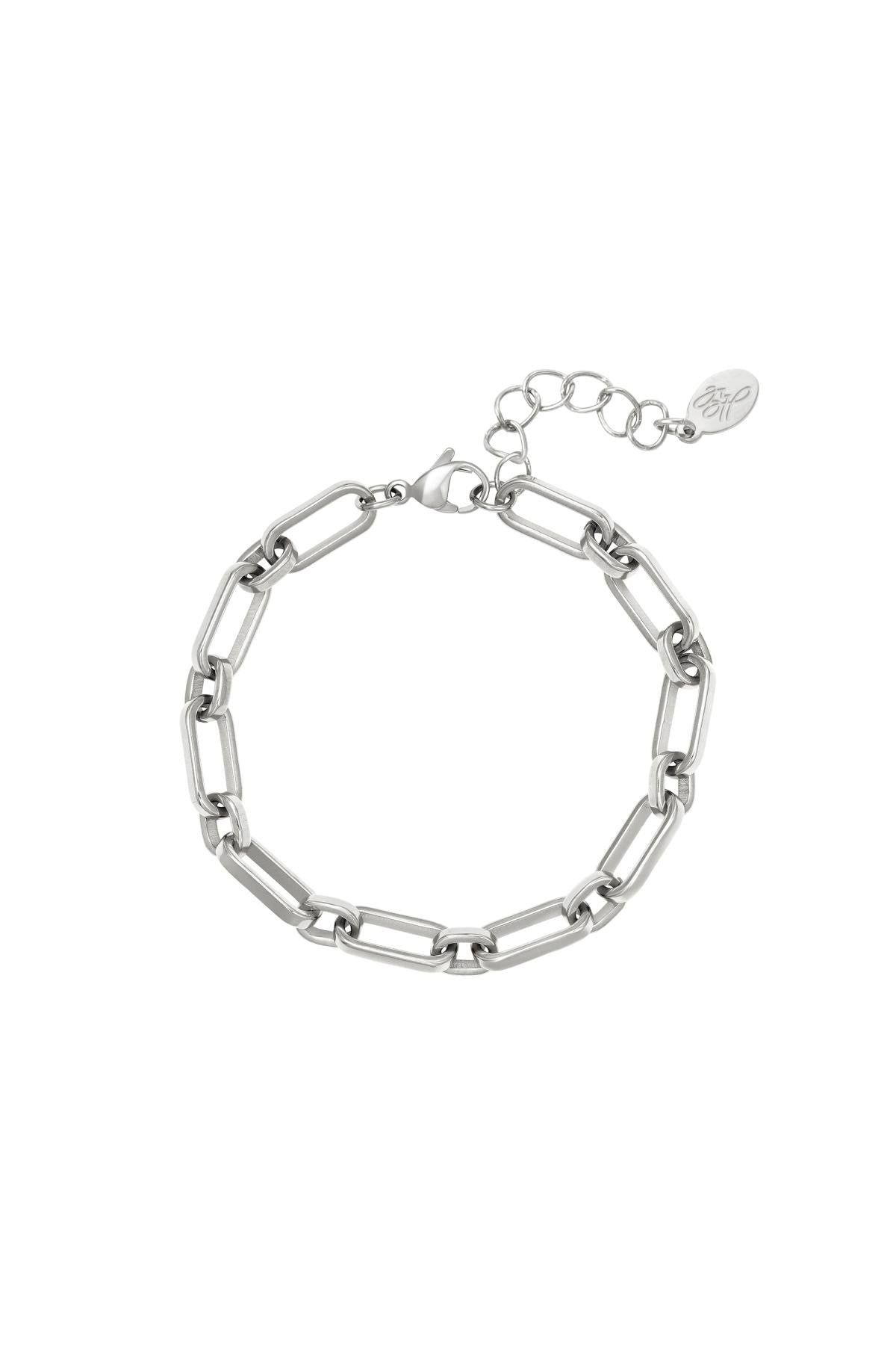 Silver Chain Link Bracelet