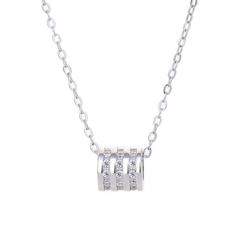 Cubic Zirconia Silver Necklace