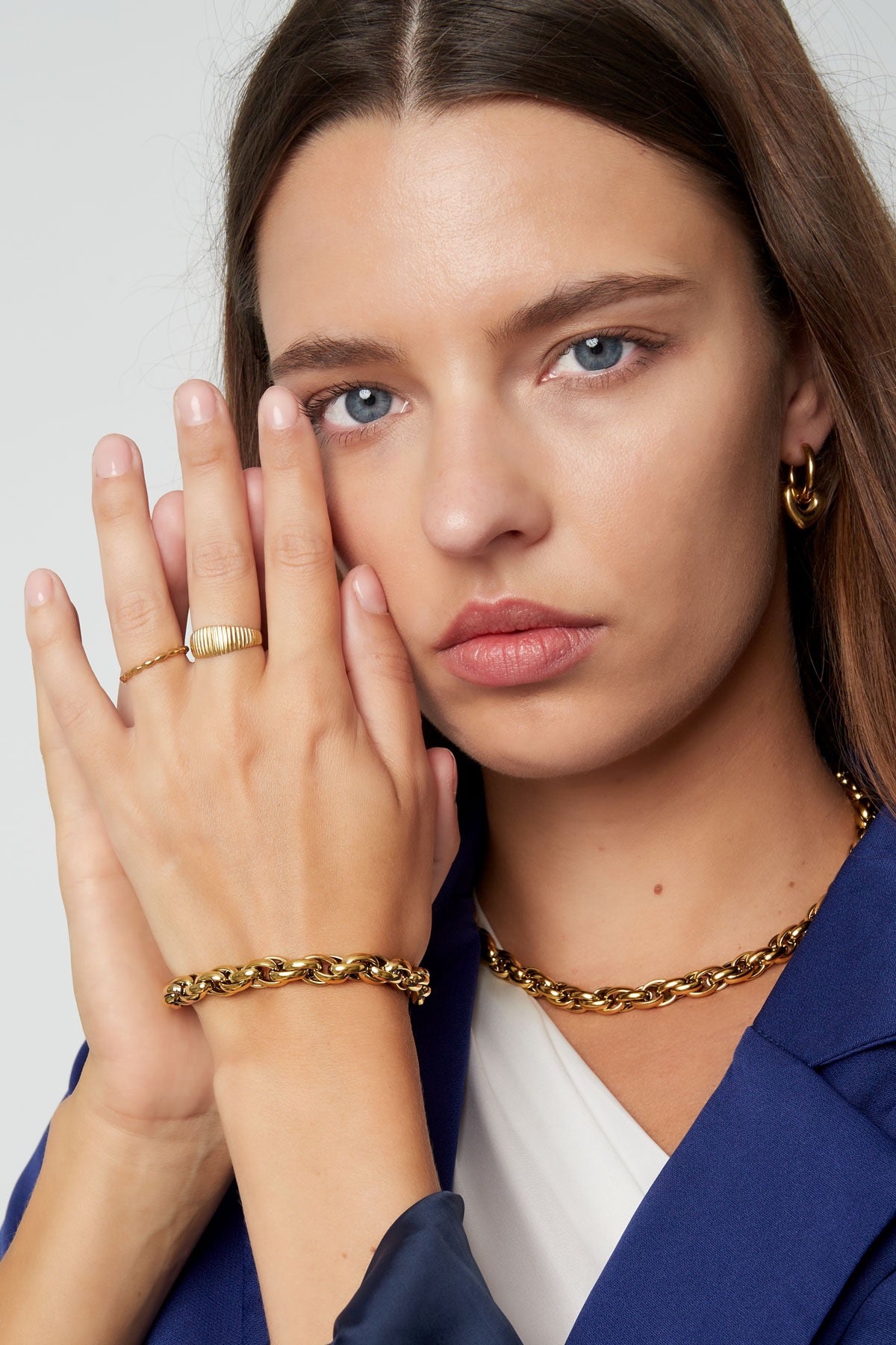 Chunky Gold Chain Bracelet