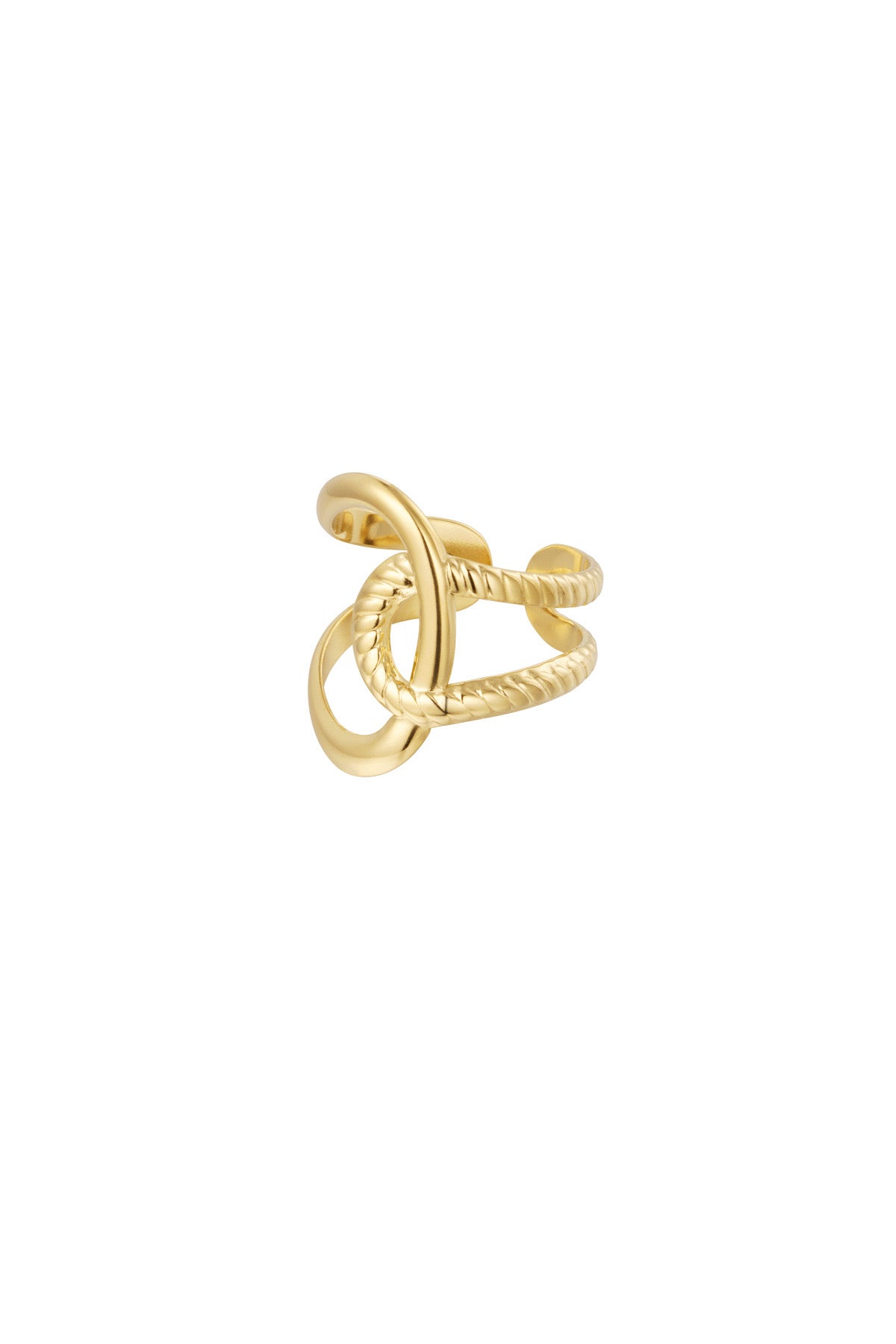 Twisted Adjustable Ring