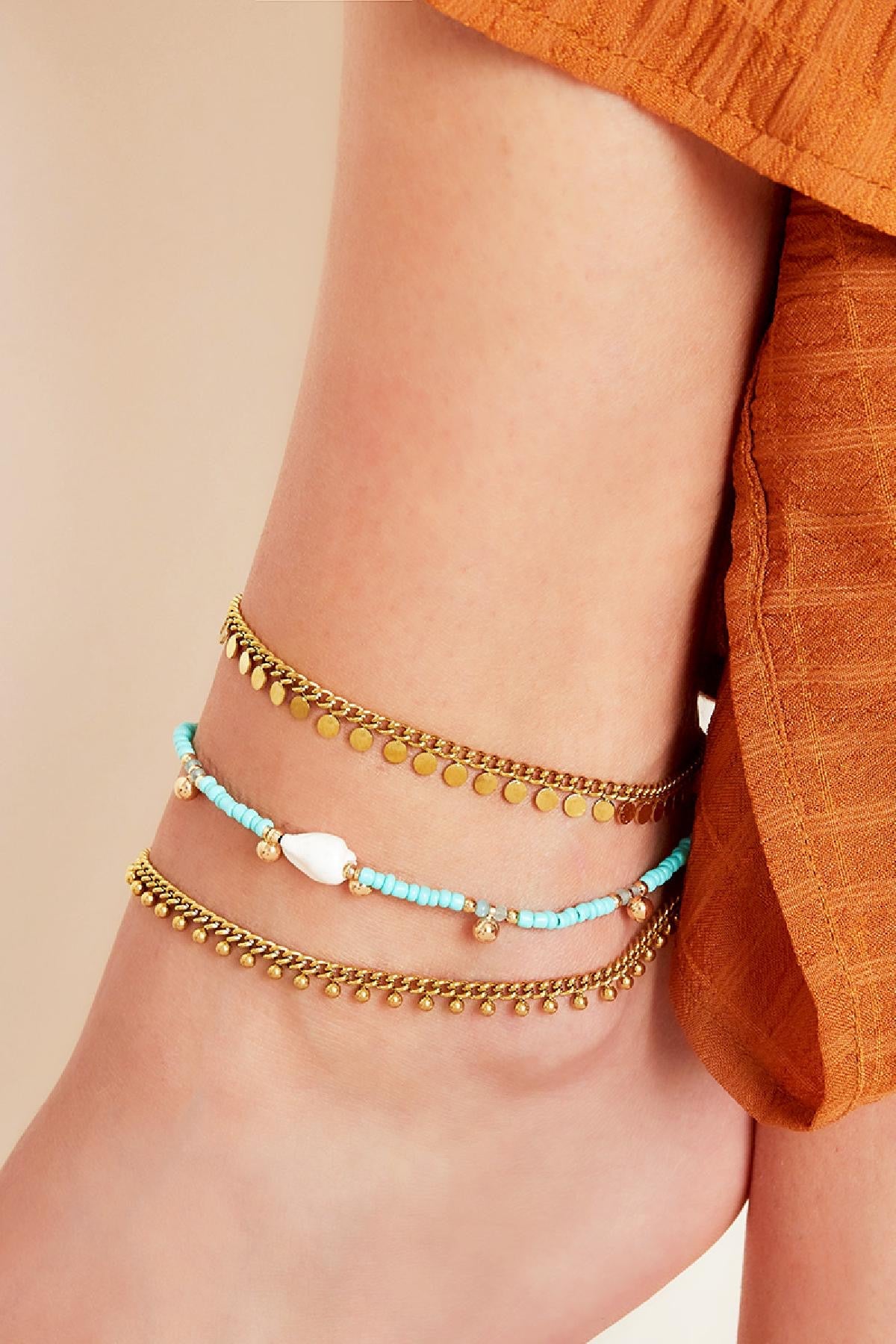 Silver Charm Anklet